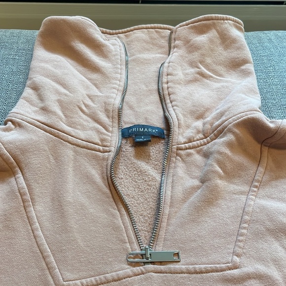 Primark Peach Beige Zip-Up Jacket - Picture 2 of 4